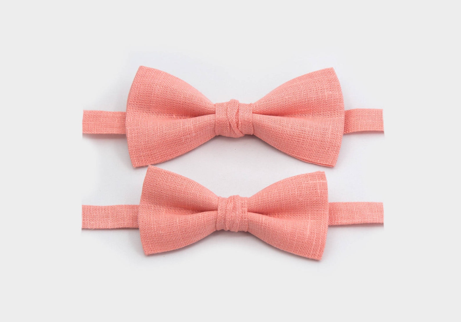 Kids Bow Tie Coral Bow Tie Baby Bow Tie Father Son Matching Etsy