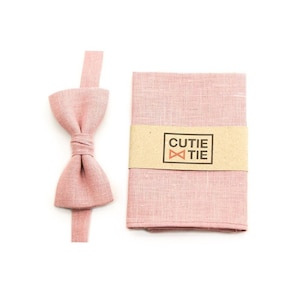 Luxueux Handmade Vin Amants Bow Tie Pocket Square Set-Mariage Fête des Pères