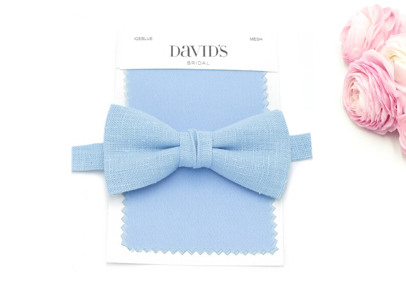 Light Blue Bow Tie Suspenders Sky Blue Necktie ICE BLUE Ties Etsy