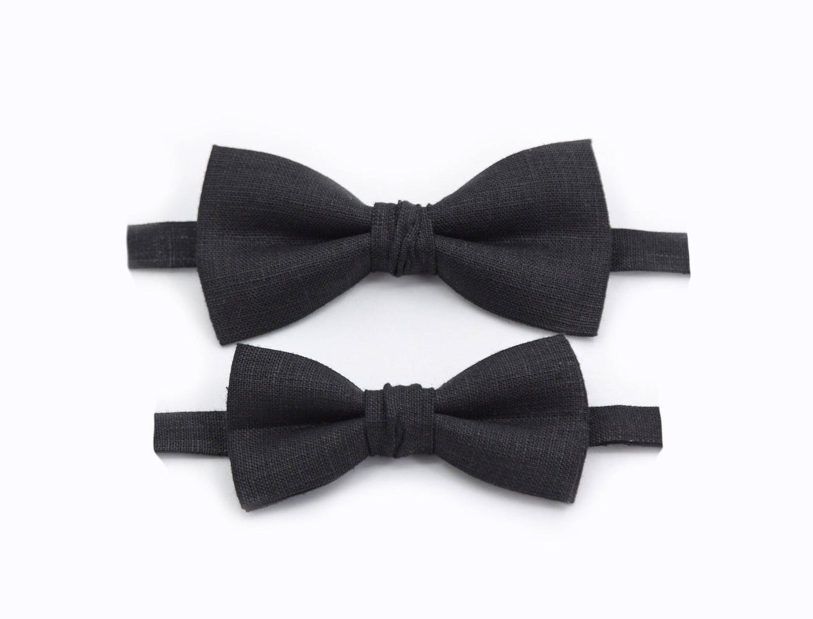 small black tie