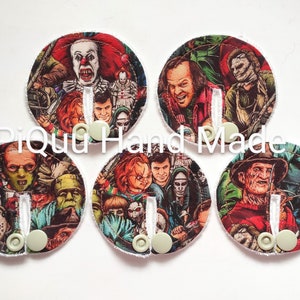 Horror movie SET of 3-10 feeding tube pads PEG covers Gtube pads buttons G-tube mic-key button podkładki bamboo