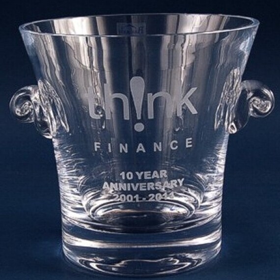 Item 604 24 Lead Crystal Engraved Champagne Bucket Etsy