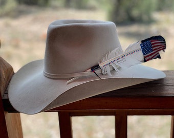 Cowboy HAT FEATHER Faux Eagle Feather 