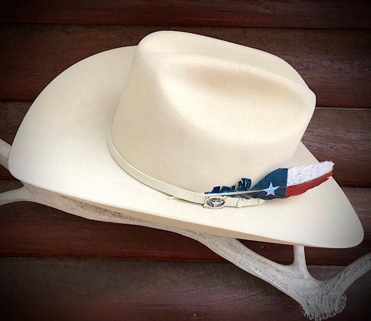 Custom Ultra Mini Hat Feather Texas Flag Western Hat | Etsy Australia