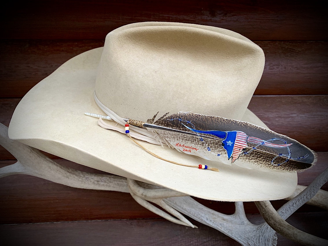 American West, custom hat feather, cowboy hat, cowgirl hat, western