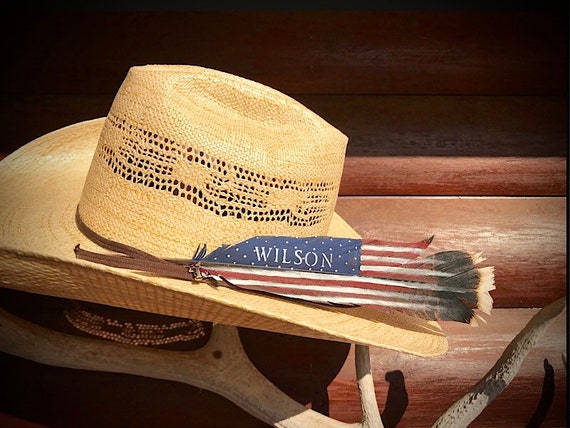 American hat feather art patriotic hand 