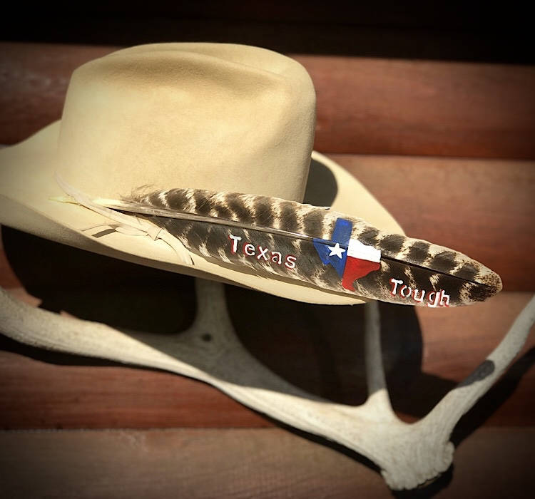 cowboy hat feathers