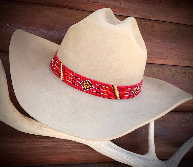 WESTERN COWBOY Feather Hatband tie for Cowboy hat - FHB-02