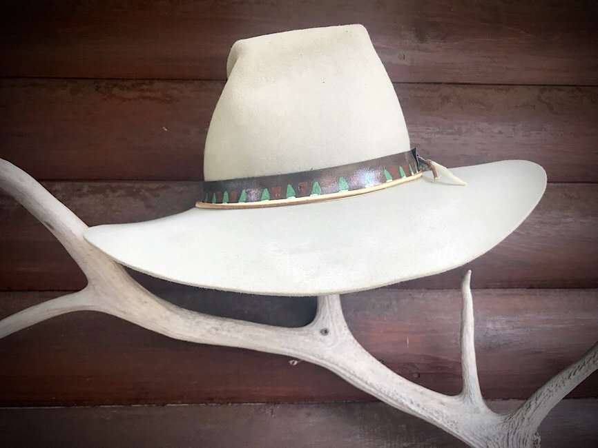 Vintage felt hat, Buck Brush collection, Albers Milling Co ...