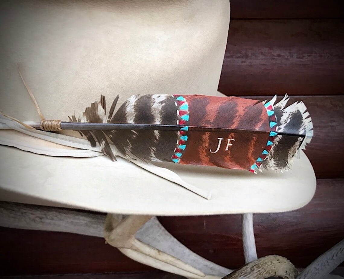 The Original Custom Hat Feather Personalized With Your Etsy