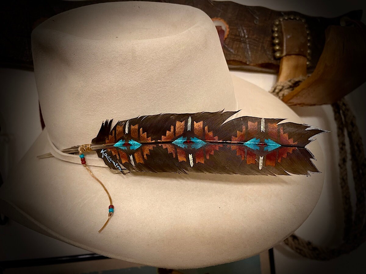 Southwest Taos Collection HAT FEATHER 