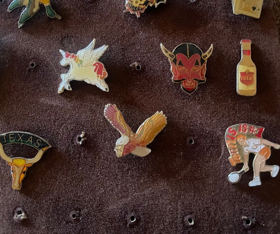 Vintage Western HAT PINS, Rare retro fashion, boh… - image 4