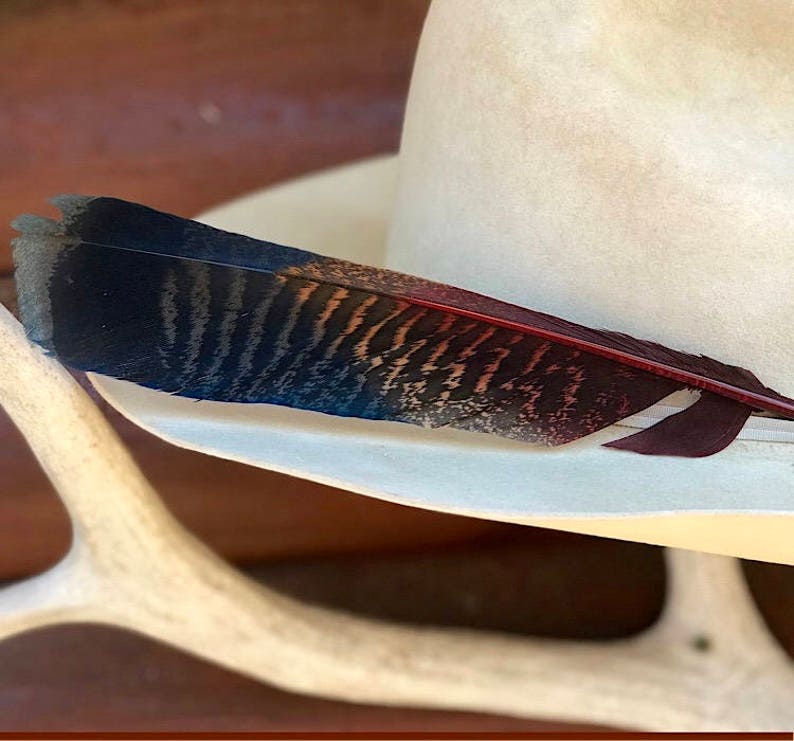 patriotic natural tail feather western folklore Custom cowboy hat feather western hat feather feather art mane feather western art
