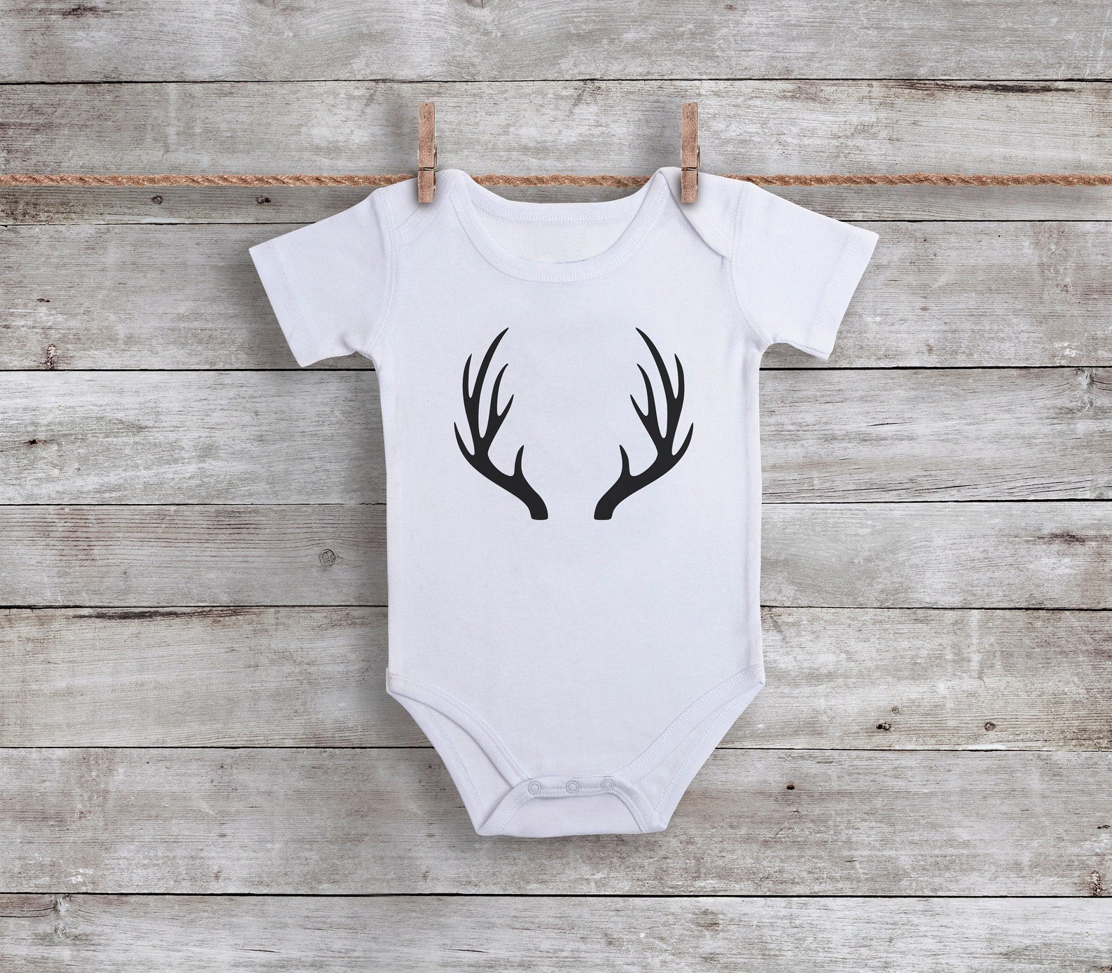 Deer Onesie® Deer Antler Onesie® Baby Bodysuit Hunting Etsy