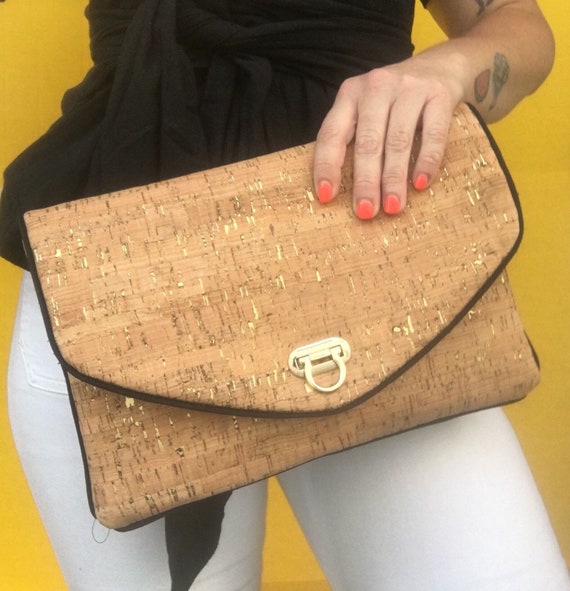 cork clutch purse