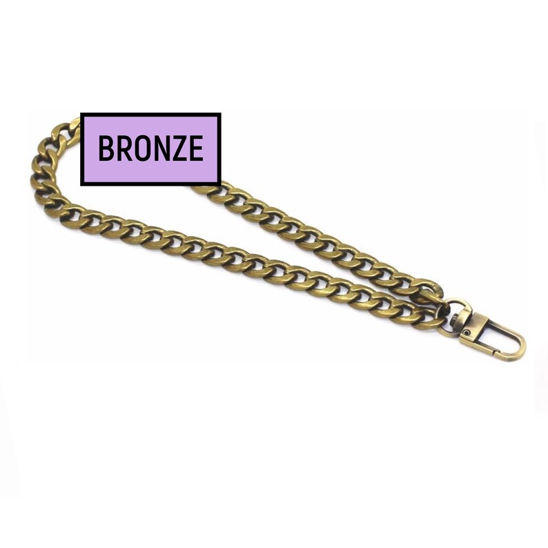 Adjustable Bronze Handheld Wrist Strap for Rocketscientry Handbags