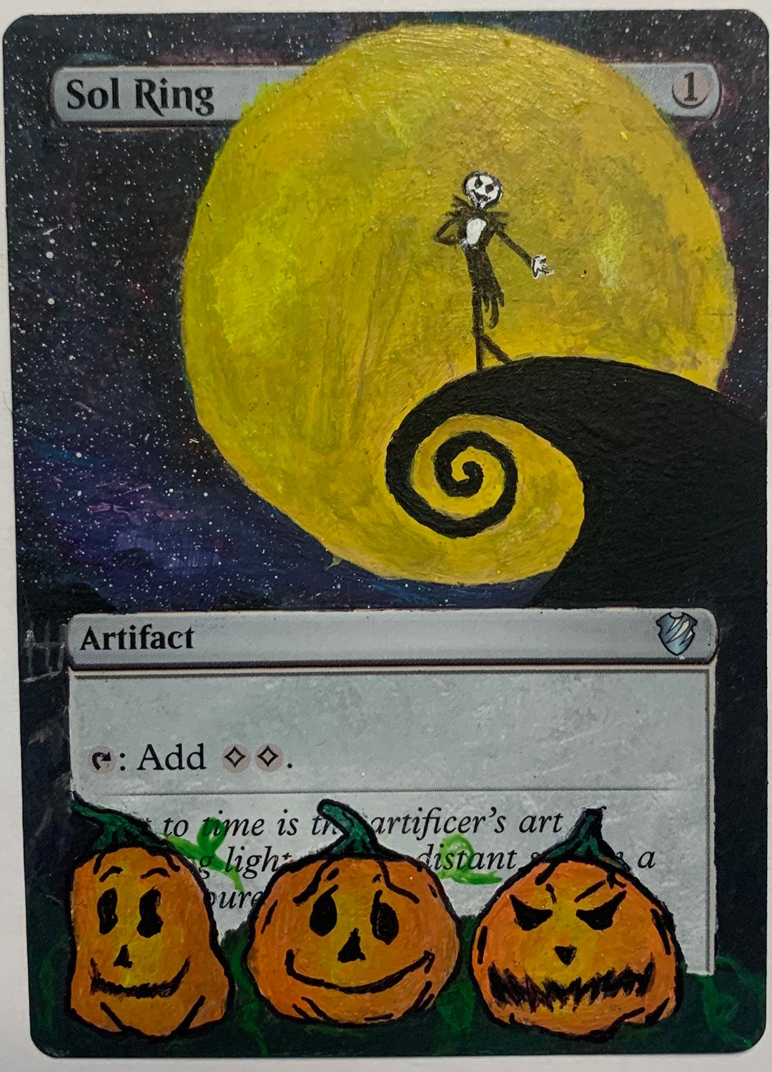 Jack Skellington on Any Card - Etsy