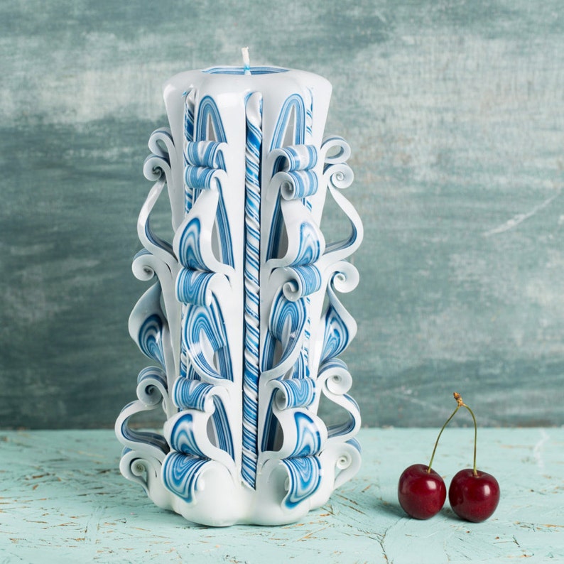 Decorative candles Candle sculpture Carving candles Candle Etsy