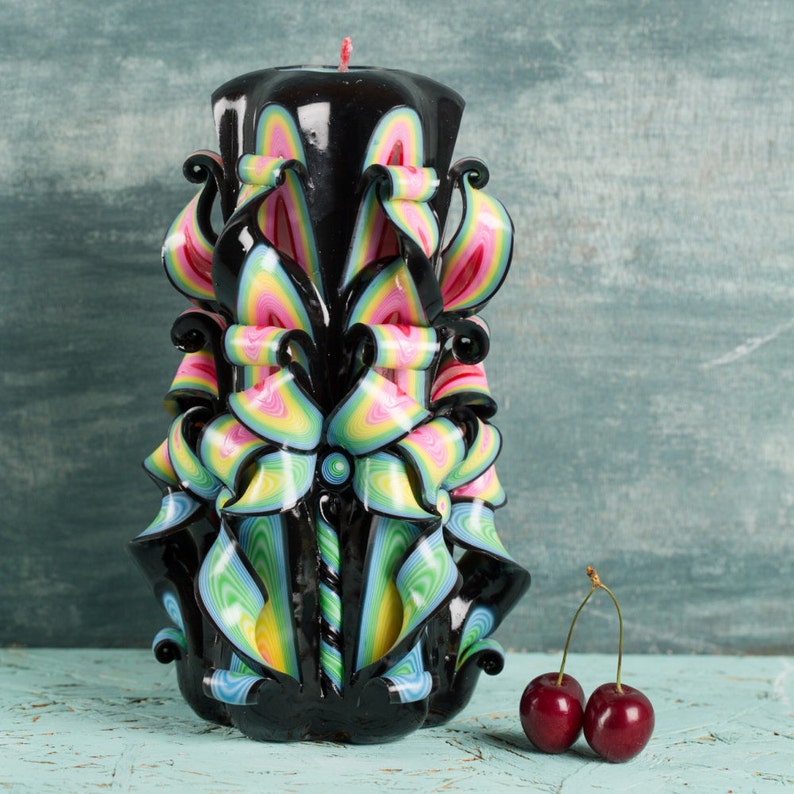 How to make candles at home Volcano candle Handcrafted Etsy