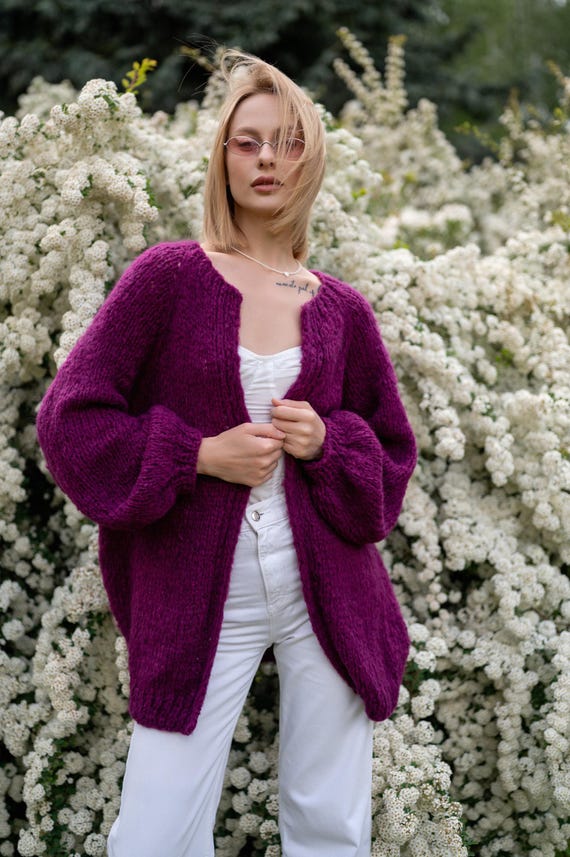 Mohair cardigan, spring knitwear, oversized cardigan, slow fashion, Women cardigan, Fluffy cardigan, Knitted cardigan, Handknitted cardigan