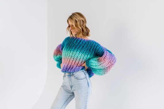 Mohair sweater, Knitted sweater, Handknit sweater, Wool sweater, Women Sweater, Hand Knit Oversized Sweater, Oversized Sweater 