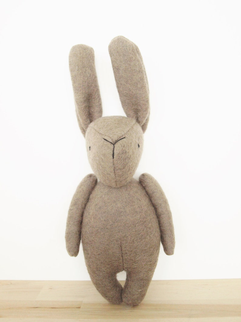 Handmade wool bunny image 1