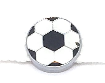 Soccer Shoelace Charm. 8mm Slide Charm. Shoe Charm. Shoe Jewelry. Soccer Charm. Soccer Shoes. Soccer Mom Gift. Gift for Girls, Soccer Gift