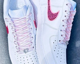 Pink & Metallic Silver 5/8" or 3/8" Flat Organza and Satin Shoelaces. Pink Shoelaces. Bride Shoes, Weddings, Fancy Shoelaces, Dress Shoes