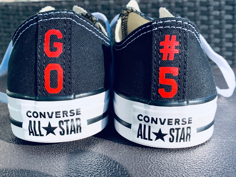 Iron on Decals for Rear Seam of Converse Shoes. DIY Customize Etsy