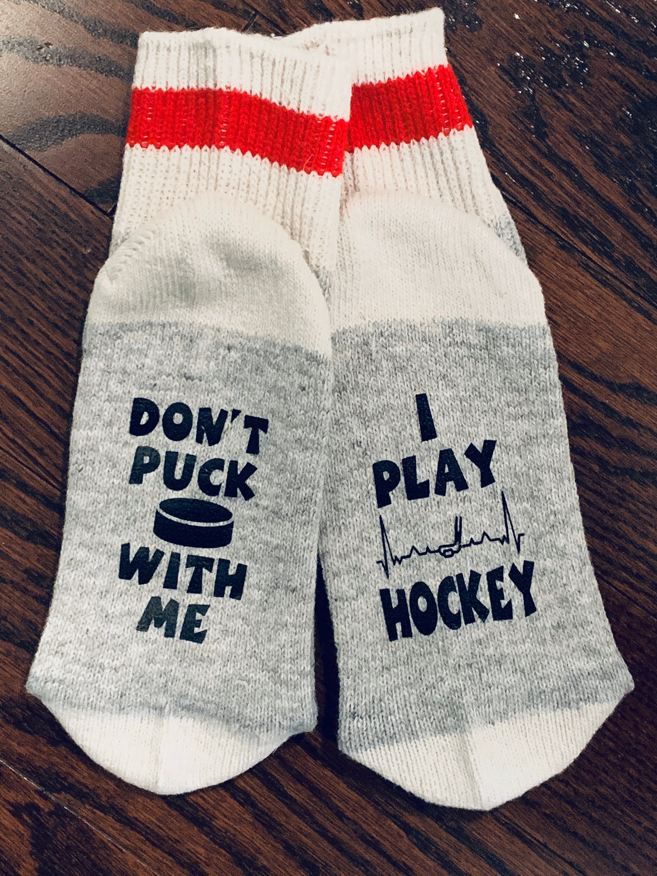 Maak los Inzet Immigratie Kid's Hockey Sokken. Don't Puck With Me I PLAY HOCKEY. - Etsy België