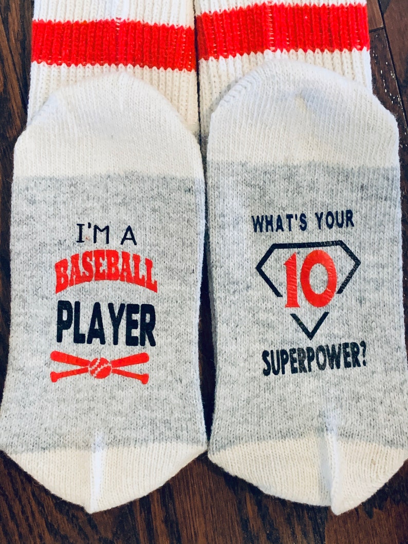 Kid's Baseball Socks. I'm A Baseball Player WHAT'S Etsy
