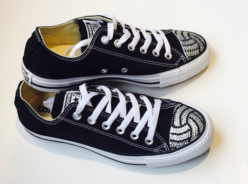 Volleyball Bling Converse Shoes. Women's Custom Converse. Etsy
