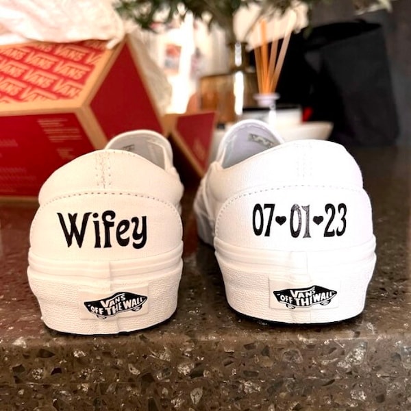 Custom Van Wedding Shoes - Etsy