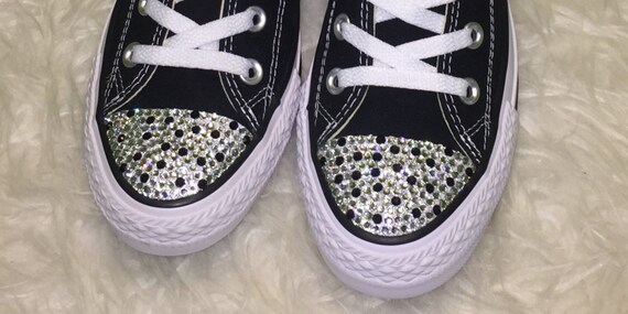 bedazzled converse shoes