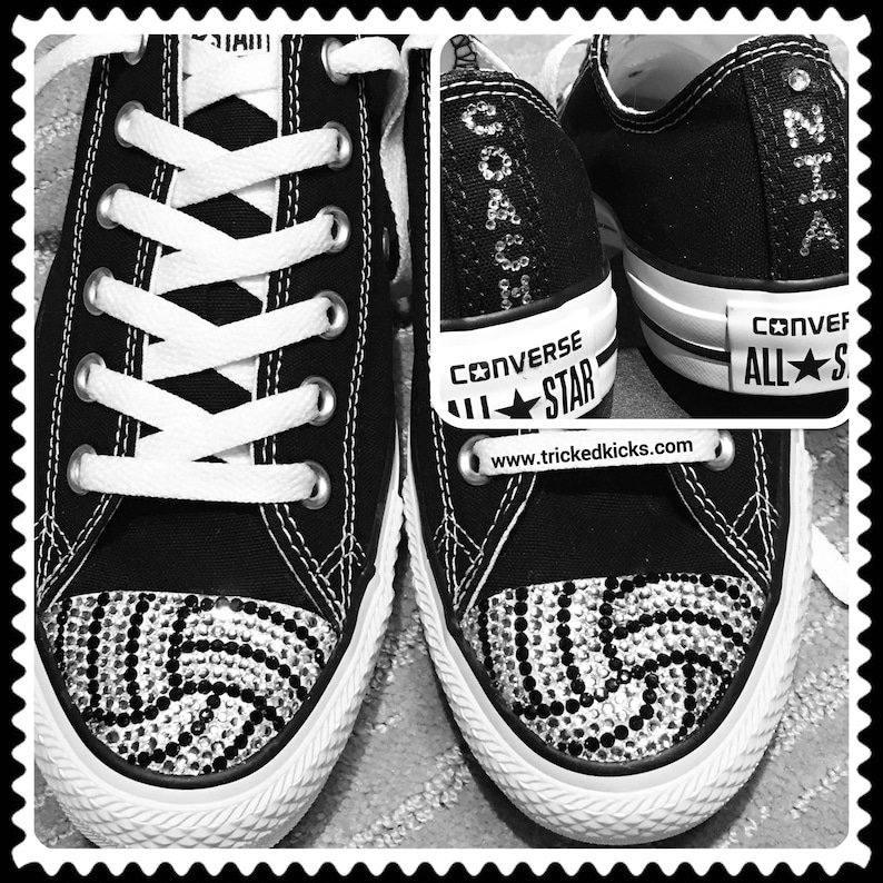 Volleyball Bling Converse Shoes. Women's Custom Converse. Etsy