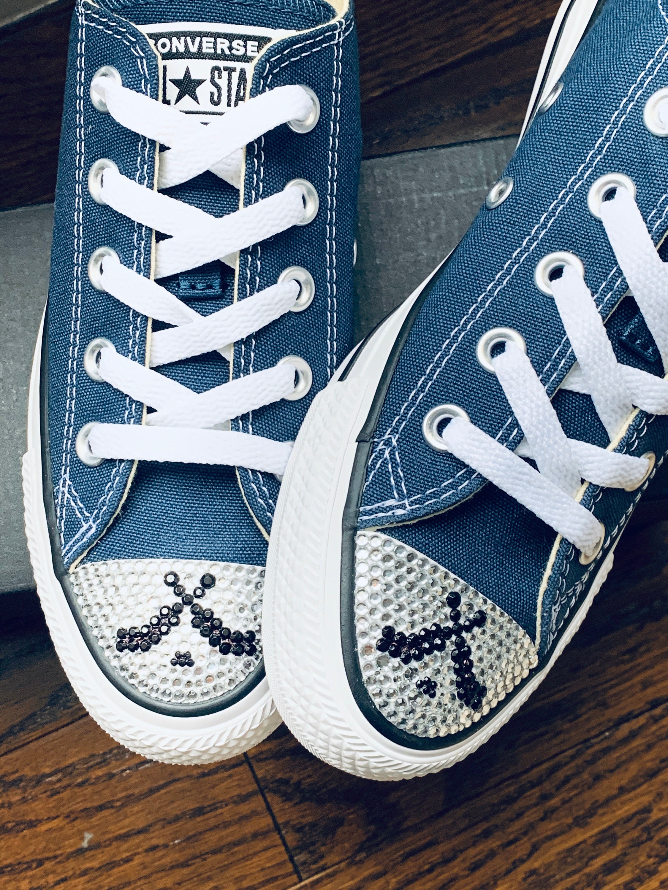 Hockey Goalie Blinged Converse Shoes. Women�s Custom Etsy