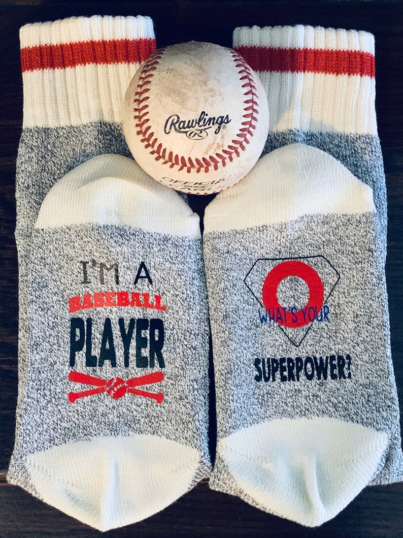 Kid's Baseball Socks. I'm A Baseball Player WHAT'S Etsy