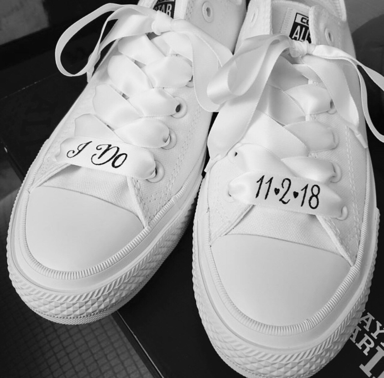 Personalized Shoelaces. Custom White Pink Black or Navy Etsy