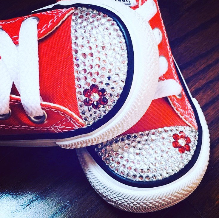 custom girl converse