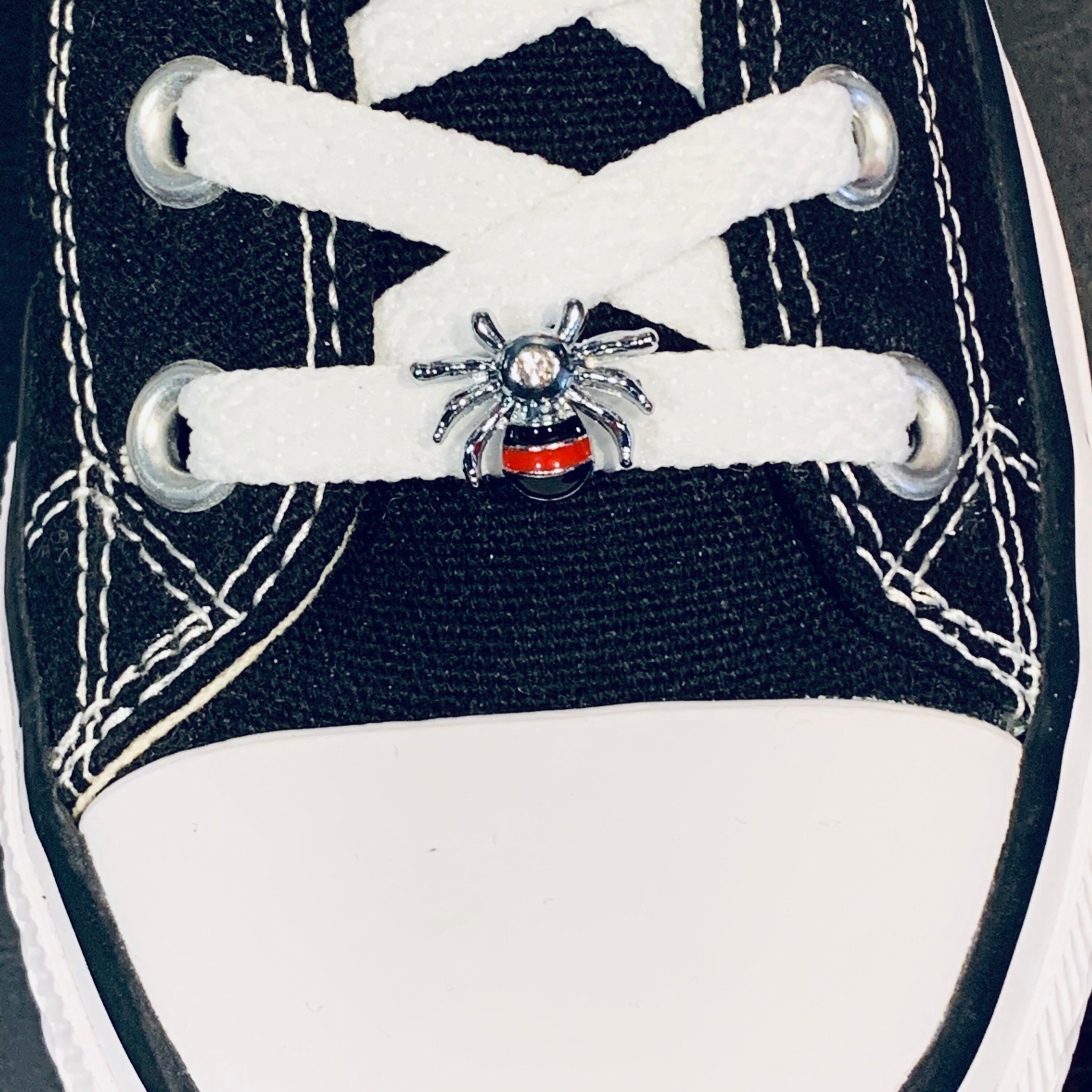 thumbnail image 2 of 3D Printed RANDOM Jumping Spider Shoe Charms - Clog Decoration 2-pack 2 of 11