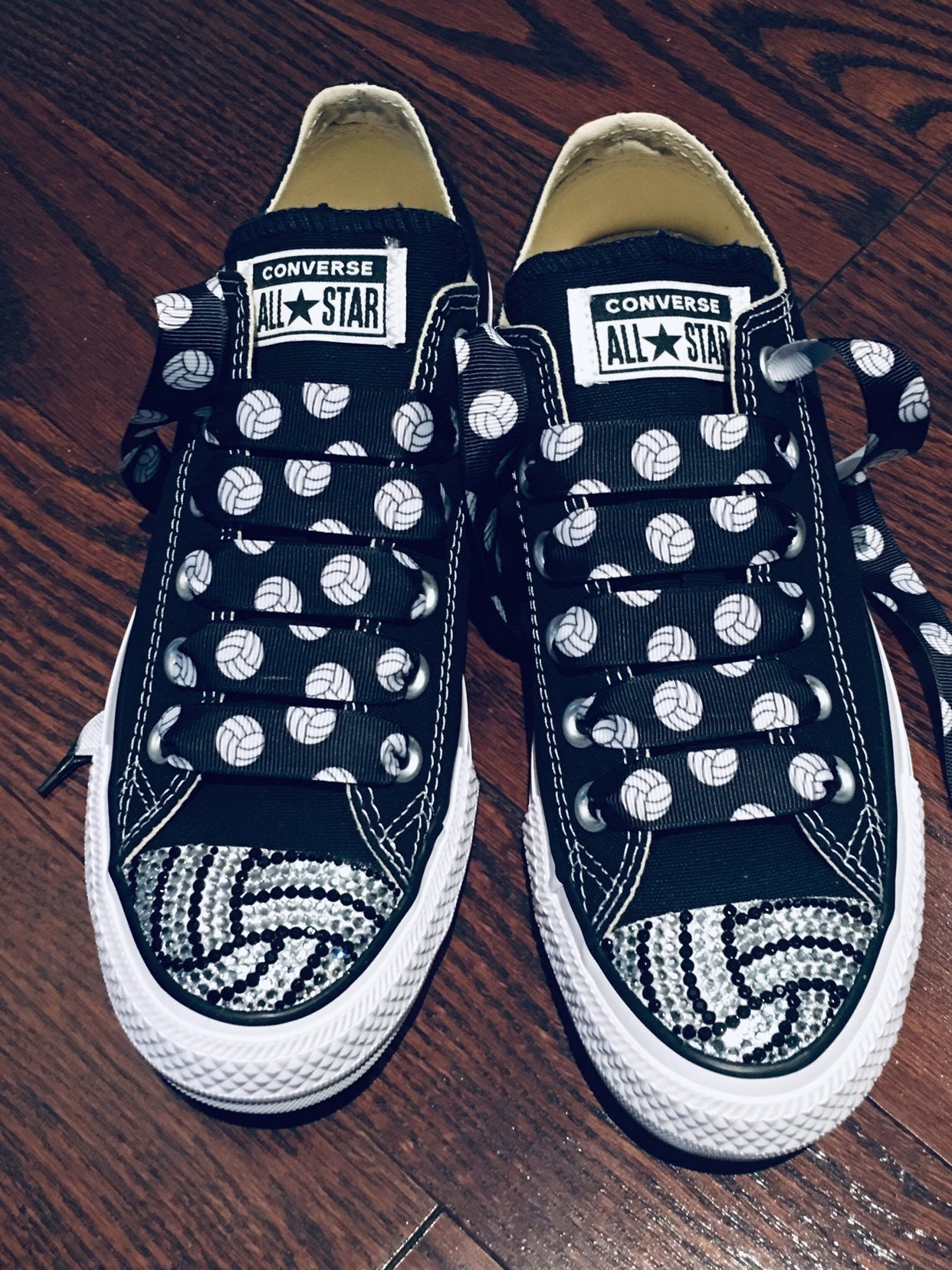 Volleyball Shoelaces. 5/8 Black & White Grosgrain Ribbon Etsy