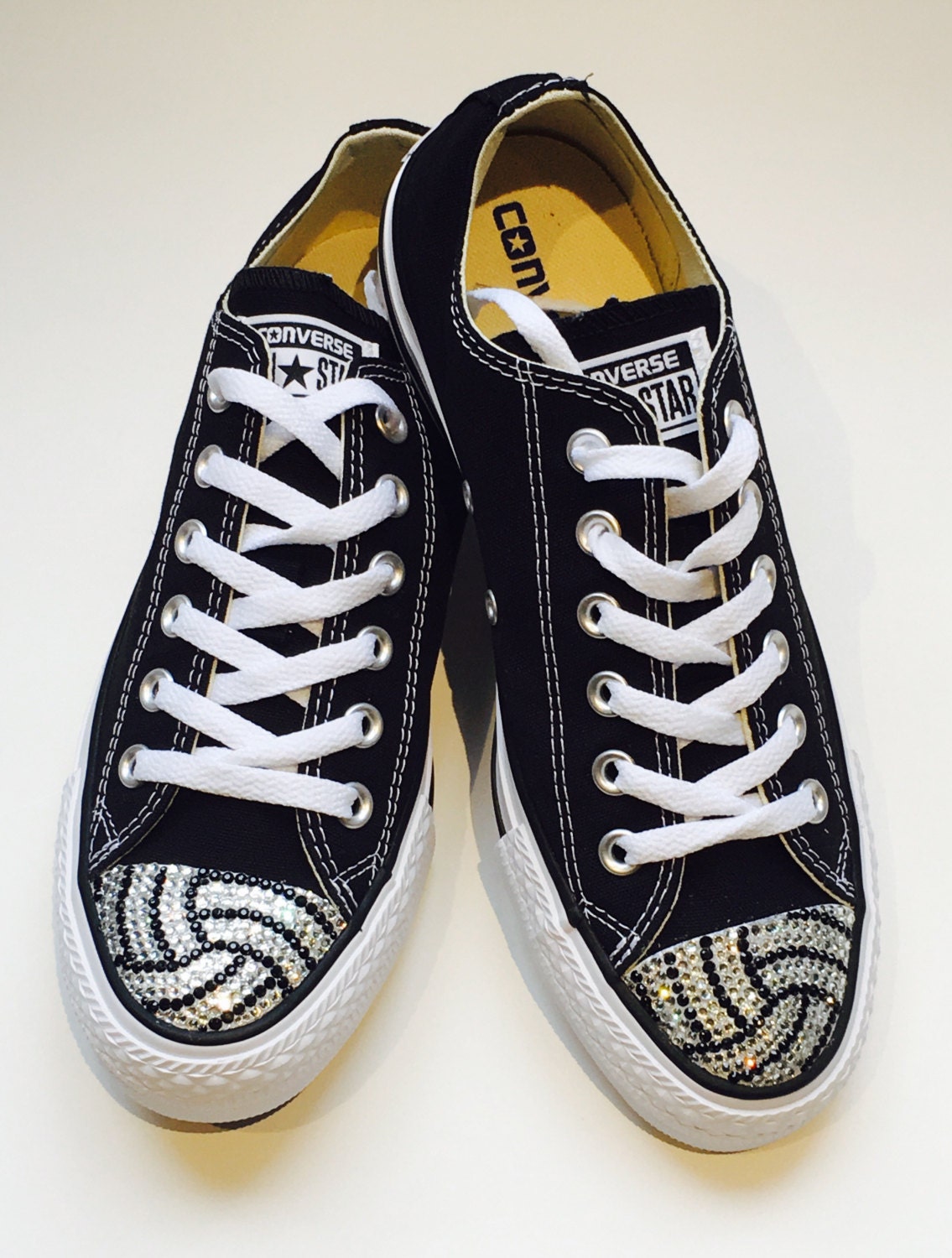 Volleyball Blinged Converse Shoes. Women's Custom Converse ...