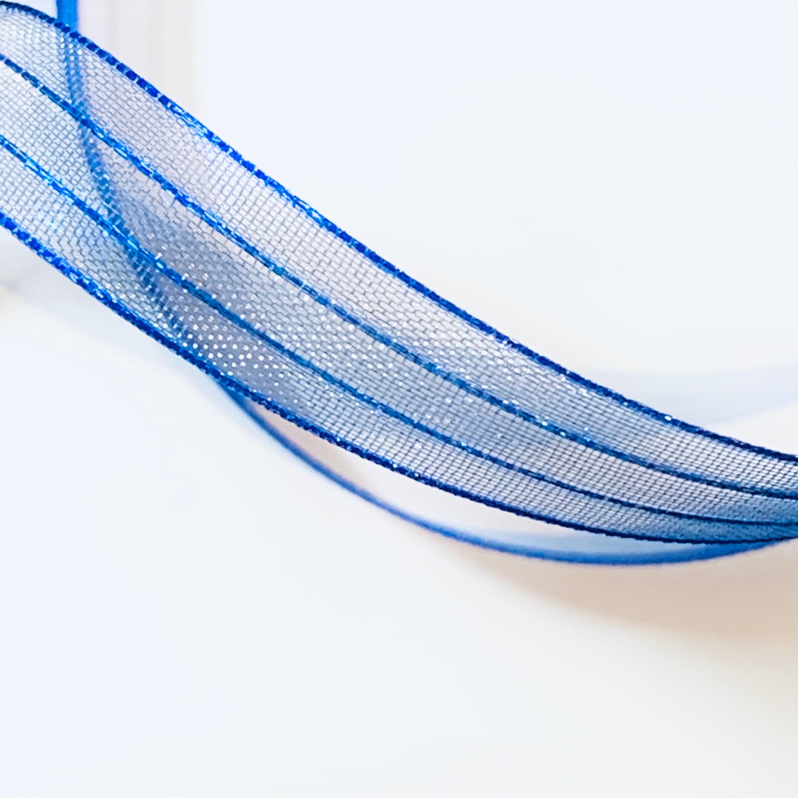 Royal Blue Organza Shoelaces. 3/8 Blue Lace Shoelaces. Etsy