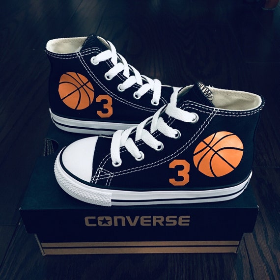 Kid s Basketball Converse Shoes. Personalized Basketball Converse W Name Number Team. Custom Gift for Basketball Players. Basketball Gift Etsy