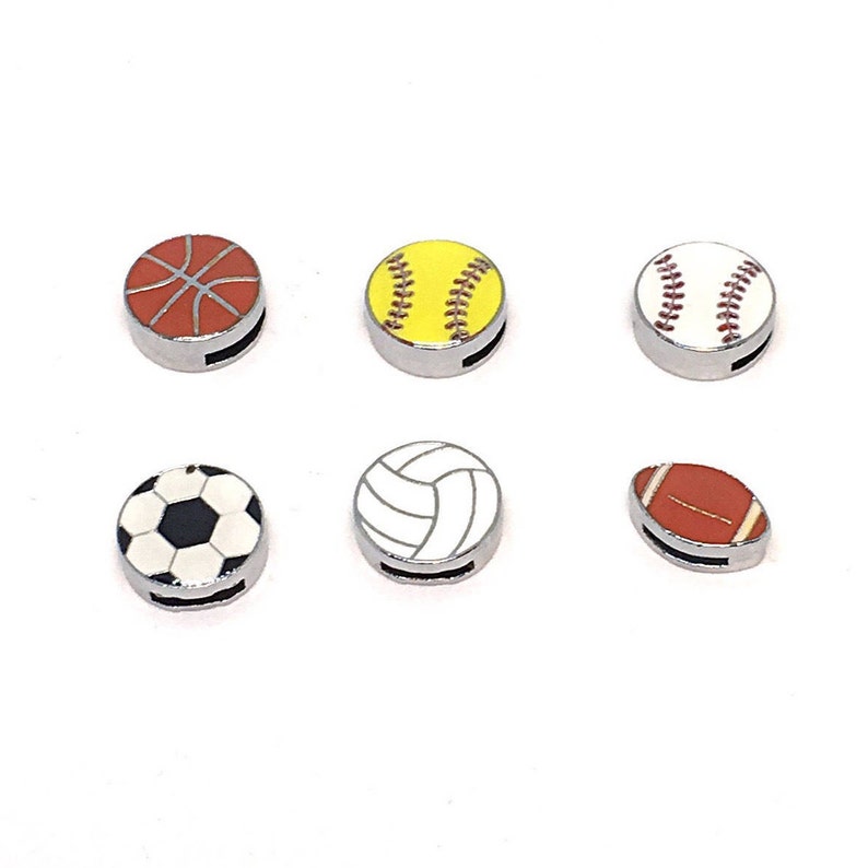 Sports Shoelace Slide Charm. Shoe Jewelry. Baseball Charm Etsy