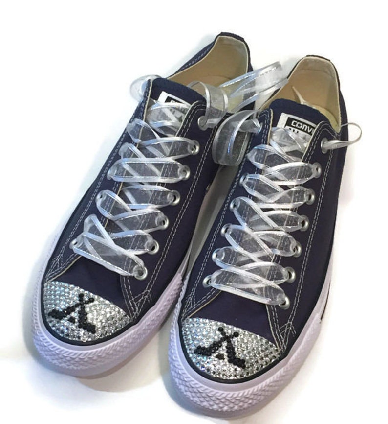Hockey Goalie Blinged Converse Shoes. Women�s Custom Etsy