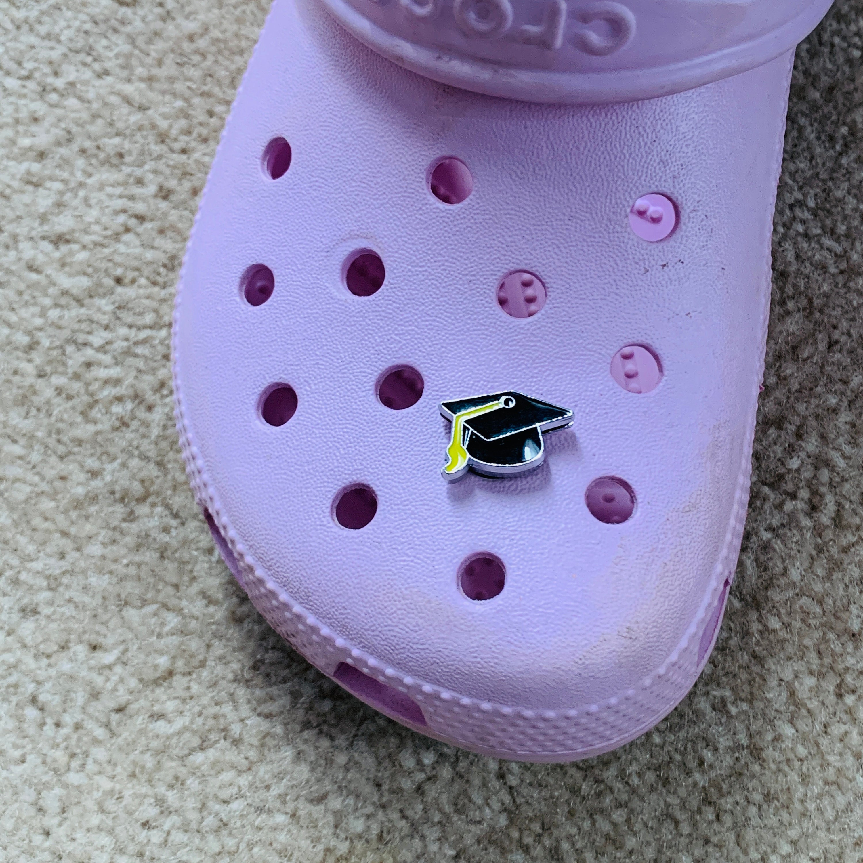 Graduation Cap Croc Charm – Small Grad Hat Clog Jewelry W/ Button ...