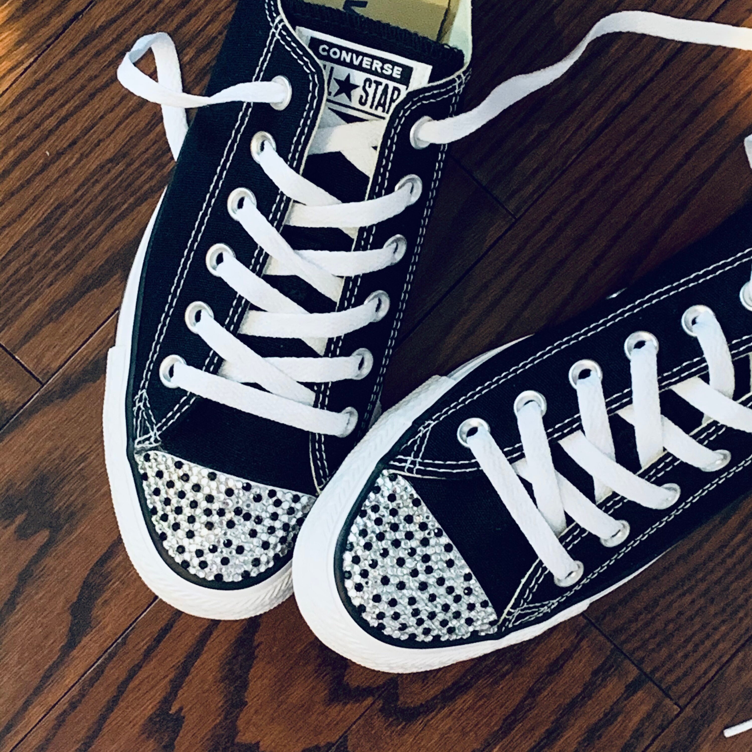 bling converse shoes