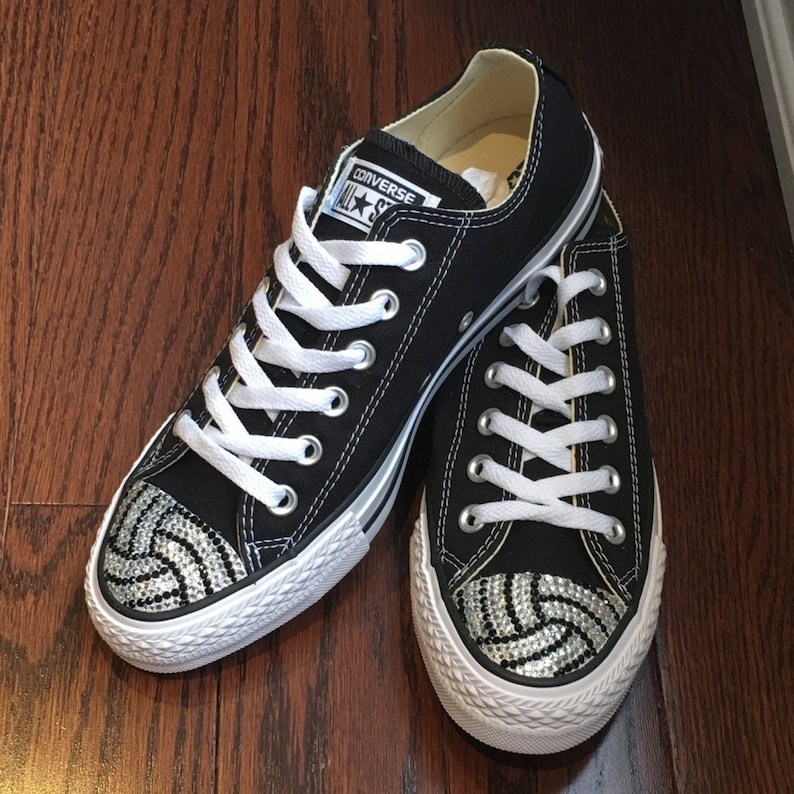 Volleyball Bling Converse Shoes. Women's Custom Converse. Etsy