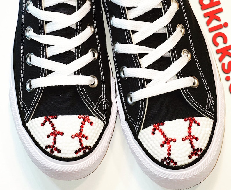 Baseball Shoes. Baseball Custom Converse. Women's Converse Etsy Sweden
